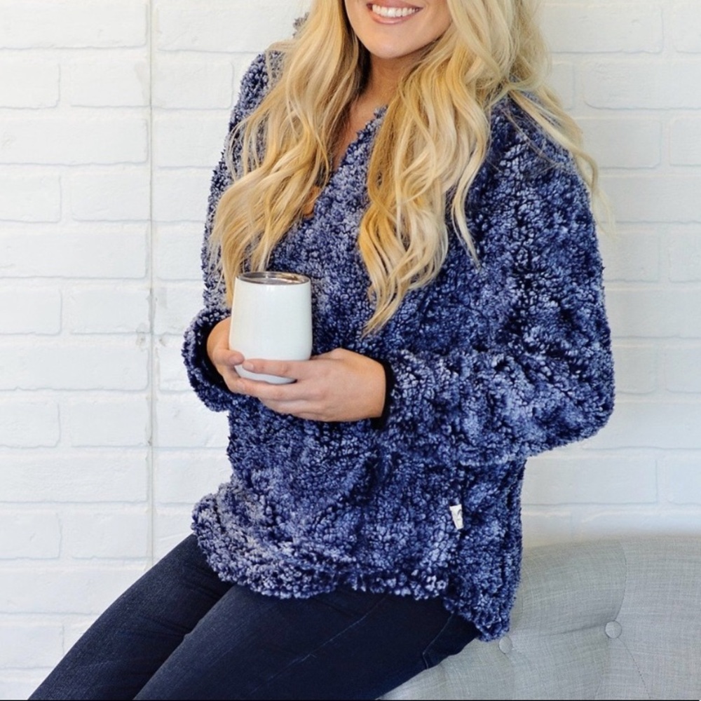 SIMPLY SOUTHERN Fuzzy Sherpa Pullover